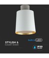 7W LED Pendel - Akryl, Hvit Lampeskjerm, 4000K