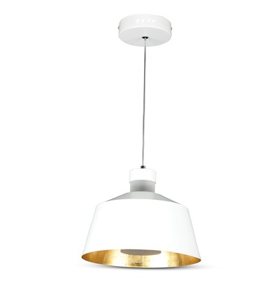 7W hvit LED pendellampe - Ø25cm, akryl, 3000K, inkl. lyskilde
