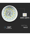 7W hvit LED pendellampe - Ø25cm, akryl, 3000K, inkl. lyskilde