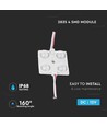 Grønn LED modul 1,44W, 12V - IP68 vanntett, 135lm, 160 grader, til skilt og reklame