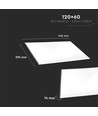 45W LED PANEL - 1200x600mm, 6400K, 120lm/W.