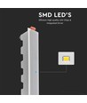 20W LED lineært armatur til innfelling - 1400lm, 6400K, hvit, 27cm, IP20