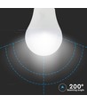 2 stk. E27 9W A60 LED pære - CCT 3-i-1, 806lm, 200 grader, blisterpakke