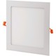 18W LED panel downlight - Hull: 20,1 x 20,1 cm, Mål: 22 x 22 cm, 230V