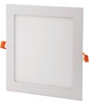 18W LED panel downlight - Hull: 20,1 x 20,1 cm, Mål: 22 x 22 cm, 230V