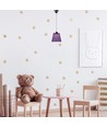 7W LED pendel / taklampe - Krom med lilla skjerm, 4000K, Ø15cm, 90 grader lysvinkel
