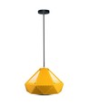 E27 Prism pendellampe - Gul, metall, Ø31x18cm, uten lyskilde