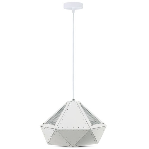 Pastell Prism Pendellampe E27 - Hvit, Ø310*180mm