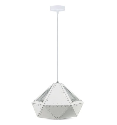 Pastel Prism hvit pendel, E27 sokkel - Ø31cm, metall, 5 års garanti, uten lyskilde