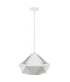 Pastel Prism hvit pendel, E27 sokkel - Ø31cm, metall, 5 års garanti, uten lyskilde