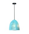 E27 Cone Prism pendel - Blå, metall, Ø25cm, uten lyskilde