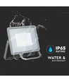 30W LED lyskaster, Samsung LED chip - 80lm/W, IP65, Grå, 5 års garanti, utendørs