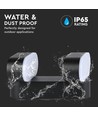 12W roterbar LED vegglampe med 2 hoder - IP65, sort, 1320lm, 3000K, inkl. lyskilde