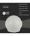 6W LED vegglampe med opp/ned lys - IP65, grå, 3000K, 11 x 5,4 cm, inkl. lyskilde