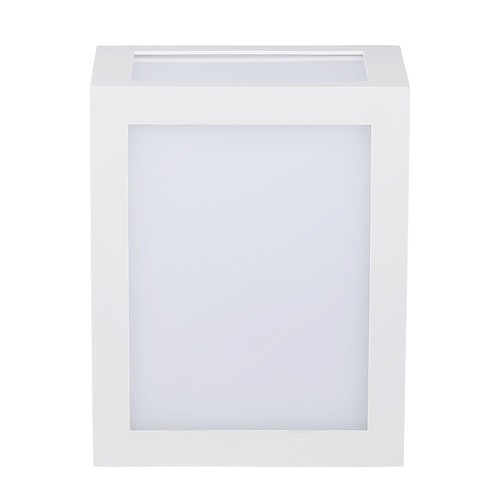 12W LED Vegglampe - 3000K, Hvit hus