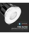 Smart brannsikker downlight 10W CCT (3i1) IP65, dimbar via app