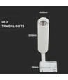 20W Samsung Chip skinnespot, RA90 - Hvit, 5 års garanti, 5000K