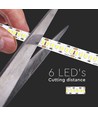 15W/m LED Strip Light - Samsung Chip, 6400K, IP20, 10m/Rull