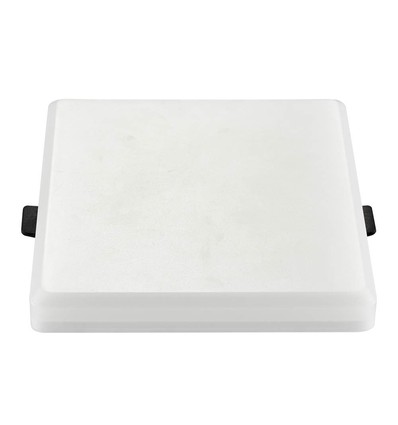 15W Firkantet mini LED panel - Samsung LED chip, 1500lm, 6400K, 5 års garanti, Hull: 9,5 x 9,5 cm, Mål: 12 x 12 cm