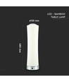 18W LED Bordlampe - Designer, Touch Dimbar, 3000K, Hvit