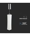 18W Designer pendel, dimbar - 1200lm, varm hvit, hvit, 3000K