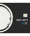 10W LED tak- og vegglampe med nødbatteri - Samsung Chip, IP65, Ø26cm, 9cm høy, 4000K, 230V