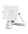 20W Lyskaster Samsung Chip PIR Sensor 3000K Hvit Hus.