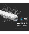 150cm 22W vanntett LED armatur - IP65, 6400K, inkl. LED rør