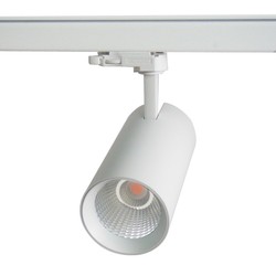 Skinnesystem LED LEDlife hvit skinnespot 30W - 130lm/w, RA90, 3900lm, Flicker free, 3-faset