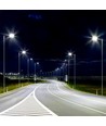 120W LED gatelykt - 130lm/W, IP65, Samsung LED chip, Inventronics driver, grå
