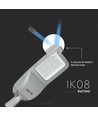 120W LED gatelykt - 130lm/W, IP65, Samsung LED chip, Inventronics driver, grå