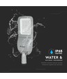 120W LED gatelykt - 130lm/W, IP65, Samsung LED chip, Inventronics driver, grå