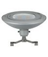100W LED veiarmatur for wireoppheng - 130lm/W, Samsung LED chip, IP65, 4000K, grå, IK08