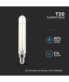 4W LED T20 - klart glass 6000K E14