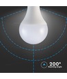 E27 18W LED-pære - A80