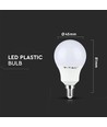 P45 LED Pære 5.5W E14 - 6400K, Plast, CRI95