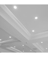 6W LED COB Hotel Downlight, RA95 - CREE chip, sølv reflektor, justerbar, innfellingsspot