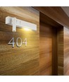 3W+3W LED hotel sengelampe - Hvit, 3000K, aluminium, vegglampe