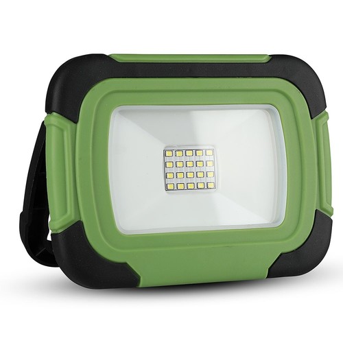 V-TAC Lykt 10W - LED, Oppladbar, Samsung Chip, 6400K, SOS Flash