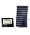 35W Solara LED flomlys med solcelle - IP65, sort, fjernkontroll