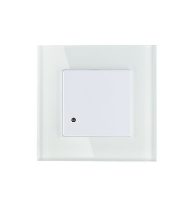 Veggmontert mikrobølgesensor - Hvit, for innfelling, maks 300W