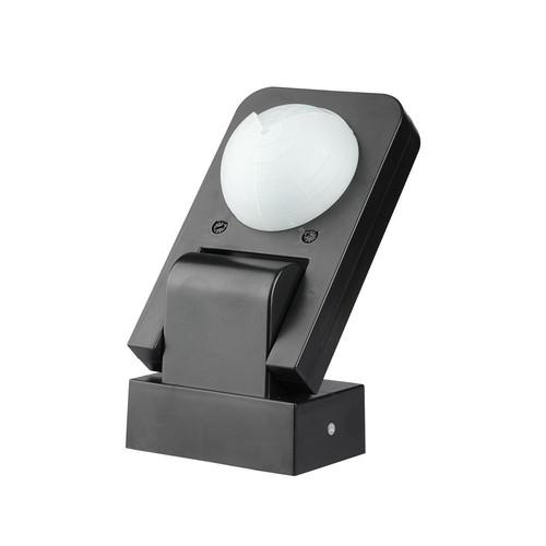 Infrarød Bevegelsessensor - Svart, IP65 (Maks: 1000W LED)