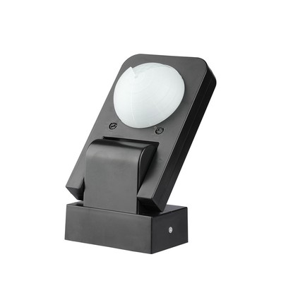 Infrarød Bevegelsessensor - Svart, IP65 (Maks: 1000W LED)