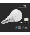 5,5W P45 LED E14 - Plast Pære, 4000K, 6 stk/pakke