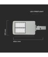 100W LED gatebelysning - Inventronics-dimbar, Samsung chip, 5700K, 140lm/W