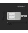 120W LED Gatelys - Inventronics-dimbar, Samsung chip, 4000K, 140lm/W