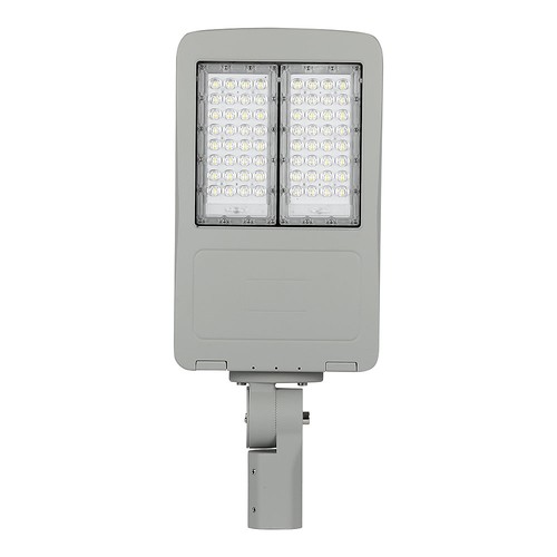 120W LED gatelykt med Samsung chip - 140lm/W, dimbar Inventronics driver, IP66, grått kabinett