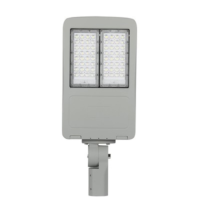 120W LED gatelykt med Samsung chip - 140lm/W, dimbar Inventronics driver, IP66, grått kabinett