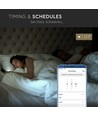 40W LED taklampe med stjernehimmeleffekt - Smart Home, dimbar, CCT, 2800lm, fungerer med Alexa/Google Home