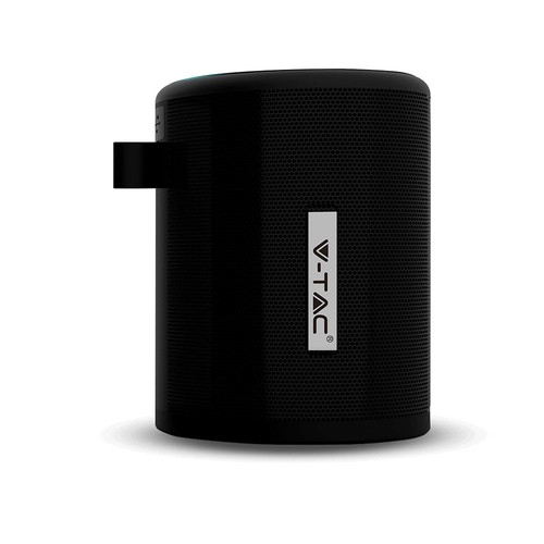 Bærbar Bluetooth-høyttaler - 1500mAh Batteri, Micro USB-kabel (TWS), Svart